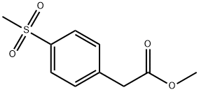 METHYL 2-(4-(METHYLSULFONYL)PHENYL)ACETATE Struktur