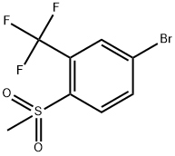 5-Bromo-2-(methylsulfonyl)benzotrifluoride Structure