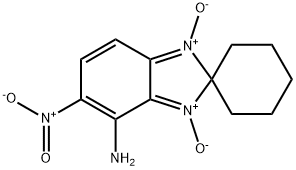 4-氨-5-硝基-2-旋环己胺-2H-苯并咪唑-1,3-二氧化物 结构式