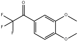 3',4'-ジメトキシ-2,2,2-トリフルオロアセトフェノン 化学構造式
