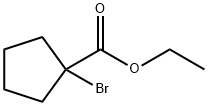 1-BROMO-CYCLOPENTANECARBOXYLIC ACID ETHYL ESTER Structure