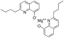 Magnesium bis(2-butylquinoline-8-olate) 结构式