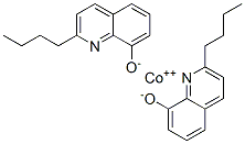 Cobalt(II)bis(2-butylquinoline-8-olate) 结构式