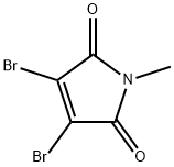 2,3-Dibromo-N-methylmaleimide Struktur