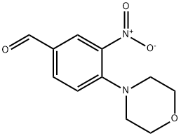 4-(4-MORPHOLINO)-3-NITROBENZALDEHYDE Struktur