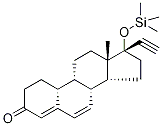 17-O-Trimethylsilyl 6,7-Dehydro Norethindrone, 300542-58-9, 结构式