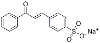 4-(3-Oxo-3-phenyl-1-propenyl)benzenesulfonic acid sodium salt Struktur