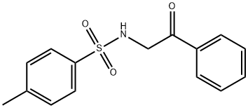 N-(2-OXO-2-PHENYLETHYL)-P-TOLUENE-SULFONAMIDE) Struktur