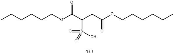 磺基丁二酸二己酯钠盐,3006-15-3,结构式