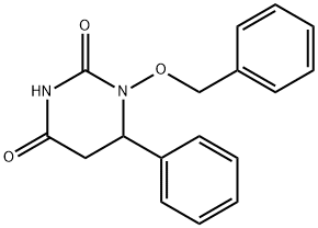6-phenyl-1-phenylmethoxy-1,3-diazinane-2,4-dione Struktur