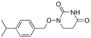 1-[(4-propan-2-ylphenyl)methoxy]-1,3-diazinane-2,4-dione Struktur