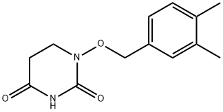 1-[(3,4-dimethylphenyl)methoxy]-1,3-diazinane-2,4-dione Structure
