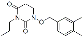 1-[(3,4-dimethylphenyl)methoxy]-3-propyl-1,3-diazinane-2,4-dione Struktur