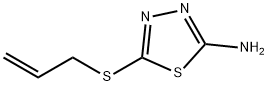 5-ALLYLSULFANYL-[1,3,4]THIADIAZOL-2-YLAMINE Struktur