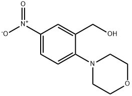 [2-(morpholin-4-yl)-5-nitrophenyl]methanol Struktur