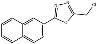 2-(CHLOROMETHYL)-5-(2-NAPHTHYL)-1,3,4-OXADIAZOLE Structure
