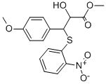 2-HYDROXY-3-(4-METHOXY-PHENYL)-3-(2-NITRO-PHENYLSULFANYL)-PROPIONIC ACID METHYL ESTER Structure