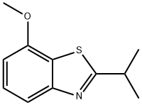 Benzothiazole, 7-methoxy-2-(1-methylethyl)- (9CI) Struktur