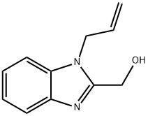 (1-allyl-1H-benzoimidazol-2-yl)methanol Struktur