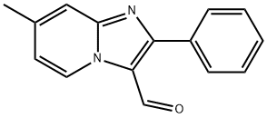 7-METHYL-2-PHENYL-IMIDAZO[1,2-A]PYRIDINE-3-CARBALDEHYDE Structure