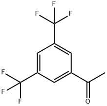 3',5'-ビス(トリフルオロメチル)アセトフェノン 化学構造式