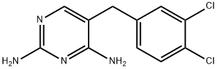 2,4-Diamino-5-(3,4-dichlorobenzyl)pyrimidine Struktur