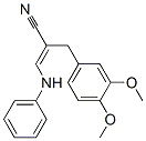 3-anilino-2-veratrylacrylonitrile Struktur