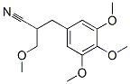 3-methoxy-2-(3,4,5-trimethoxybenzyl)propiononitrile Structure