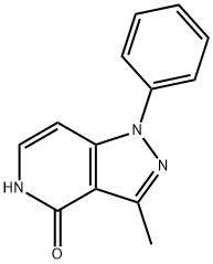 4H-Pyrazolo[4,3-c]pyridin-4-one,1,5-dihydro-3-Methyl-1-phenyl- Struktur