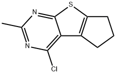 4-CHLORO-6-METHYL-2,3-DIHYDRO-1H-8-THIA-5,7-DIAZA-CYCLOPENTA[A]INDENE, 300816-24-4, 结构式