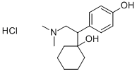 4-[2-(Dimethylamino)-1-(1-hydroxycyclohexyl)ethyl]-phenol  hydrochloride Struktur