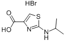 4-CARBOXY-2-ISOPROPYLAMINOTHIAZOLE HYDROBROMIDE Structure