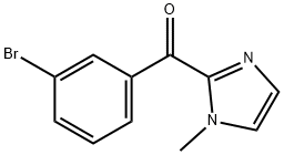 (3-bromophenyl)(1-methyl-1H-imidazol-2-yl)methanone Structure