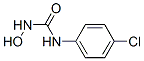 N-(4-クロロフェニル)-N'-ヒドロキシ尿素 化学構造式