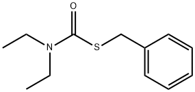 DIETHYL-THIOCARBAMIC ACID S-BENZYL ESTER Structure