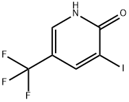 3-Iodo-5-(trifluoromethyl)-2(1H)-pyridinone Structure