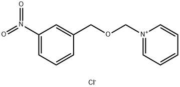 1-[(3-NITROBENZYLOXY)METHYL]PYRIDINIUM CHLORIDE Structure