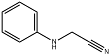 (フェニルアミノ)アセトニトリル 化学構造式