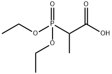 2-(DIETHYLPHOSPHONO)PROPANOIC ACID Structure