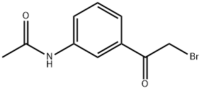 3'-Acetamido-2-bromoacetophenone Struktur