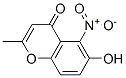 6-Hydroxy-2-methyl-5-nitrochromone Struktur