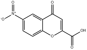 4H-1-BENZOPYRAN-2-CARBOXYLIC ACID, 6-NITRO-4-OXO- 结构式