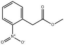 2-ニトロフェニル酢酸メチル 化学構造式