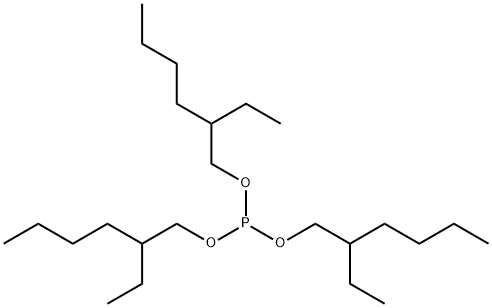 亜りん酸トリス(2-エチルヘキシル) 化学構造式