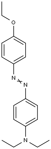 4-[(4-乙氧基苯基)偶氮]-N,N-二乙基-苯胺,3010-63-7,结构式