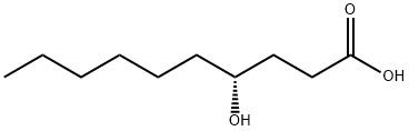 (R)-4-Hydroxydecanoic acid Struktur