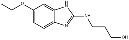 3-(5-乙氧基-1H-苯并咪唑-2-氨基)-丙醇, 301163-46-2, 结构式