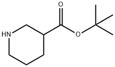 ピペリジン-3-カルボン酸TERT-ブチル HYDROCHLORIDE 化学構造式