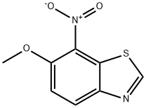 Benzothiazole, 6-methoxy-7-nitro- (8CI,9CI) Structure