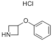 3-フェノキシアゼチジン塩酸塩 化学構造式